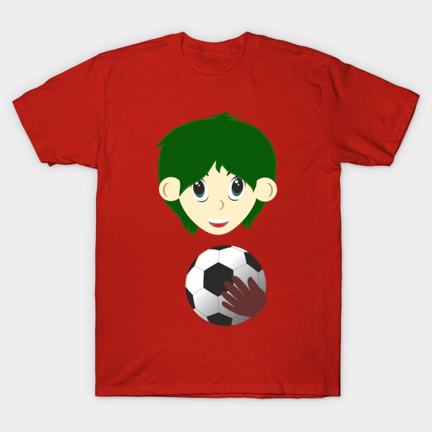 Funny goalkeeper T-Shirt by Evgeniya